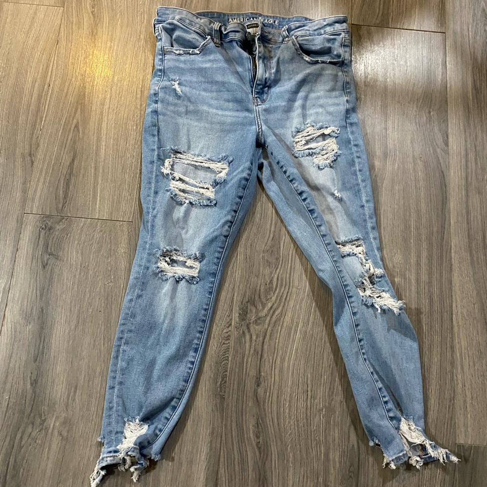 American Eagle Jeggings 14 short